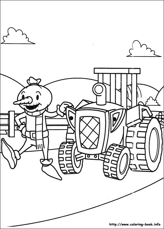 Bob the Builder coloring picture